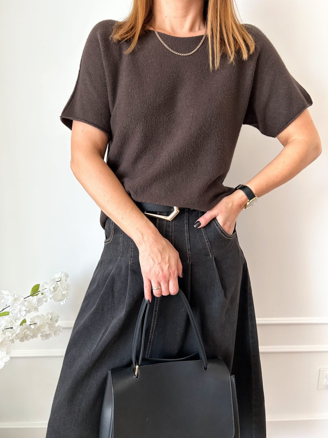 Sweter Castel Czekoladowy