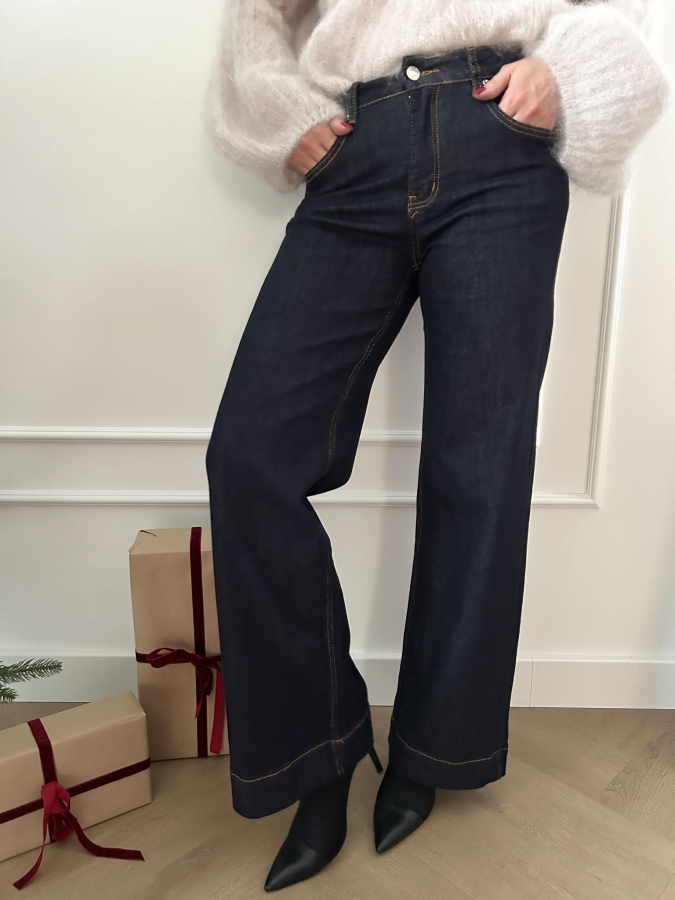 Spodnie Jeansowe Wide Leg 1002