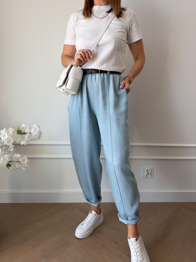 Spodnie Ariss Balloon Jasny Jeans