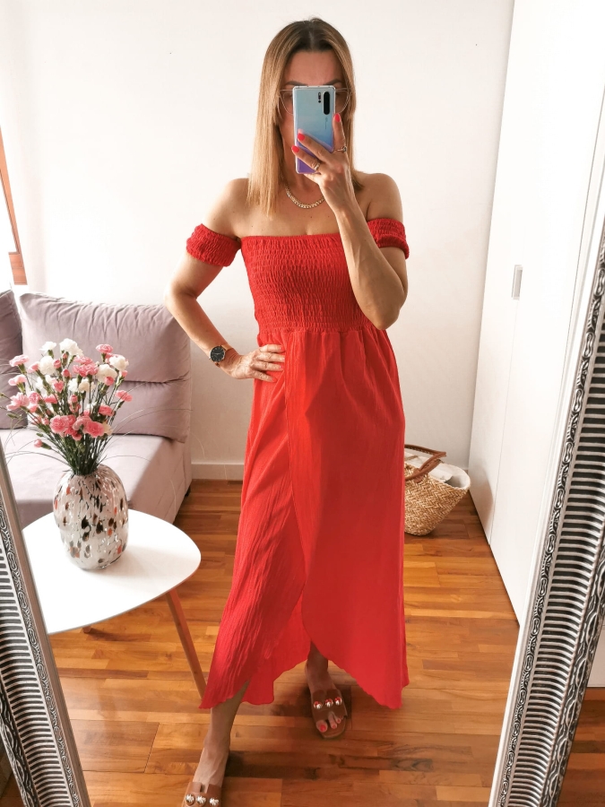 Sukienka Mona Czerwona